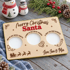 Personalized Engraved Christmas Eve Treat Tray
