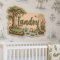 Swamp Animals Nursery Name Sign | Bayou Decor