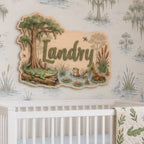 Swamp Animals Nursery Name Sign | Bayou Decor