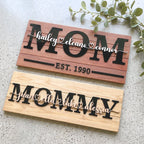 Mom Signs With Names
