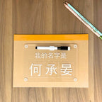 Alphabet-Nachspurtafel für Kinder | Personalisiert mit Namen