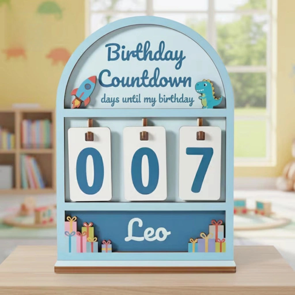 Personalized Birthday Countdown Board