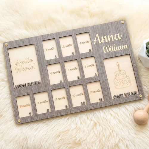 Baby First Year Photo Collage | Customizable