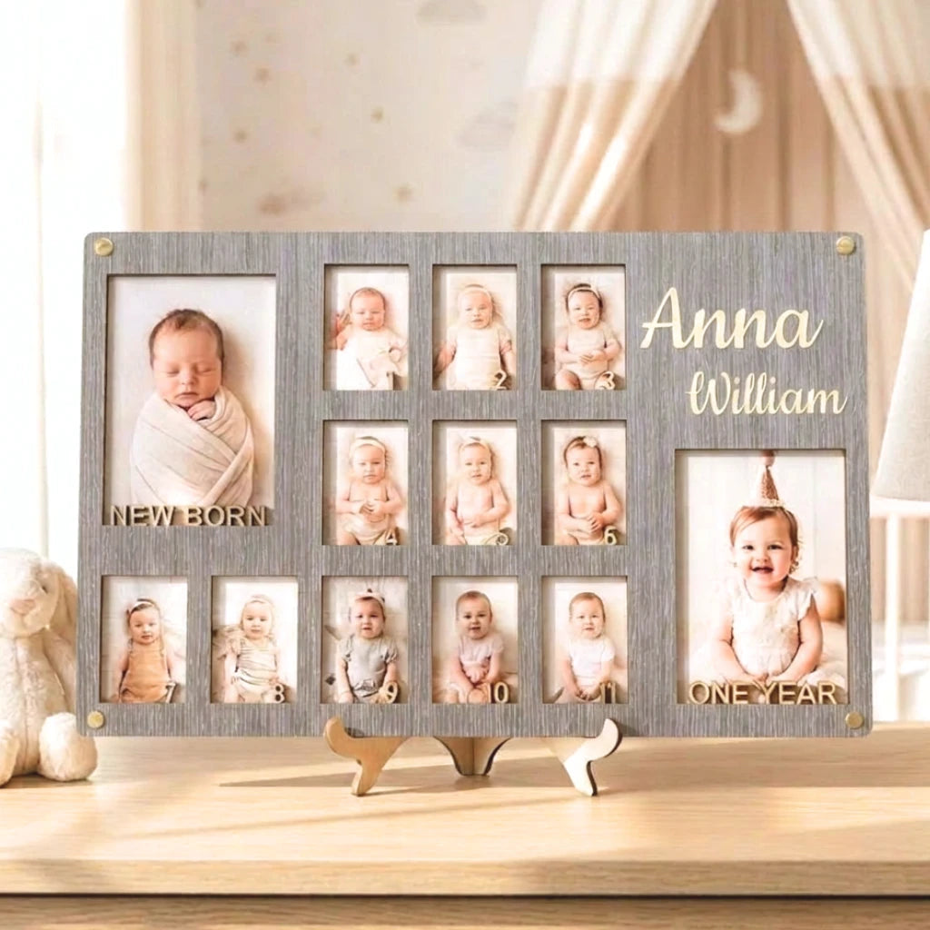 Baby First Year Photo Collage | Customizable