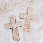 Custom Cross Keepsake | Baptized Baby Gift