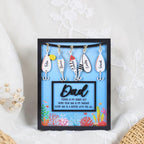 Fishing Dad Sign With Kids Names Hook