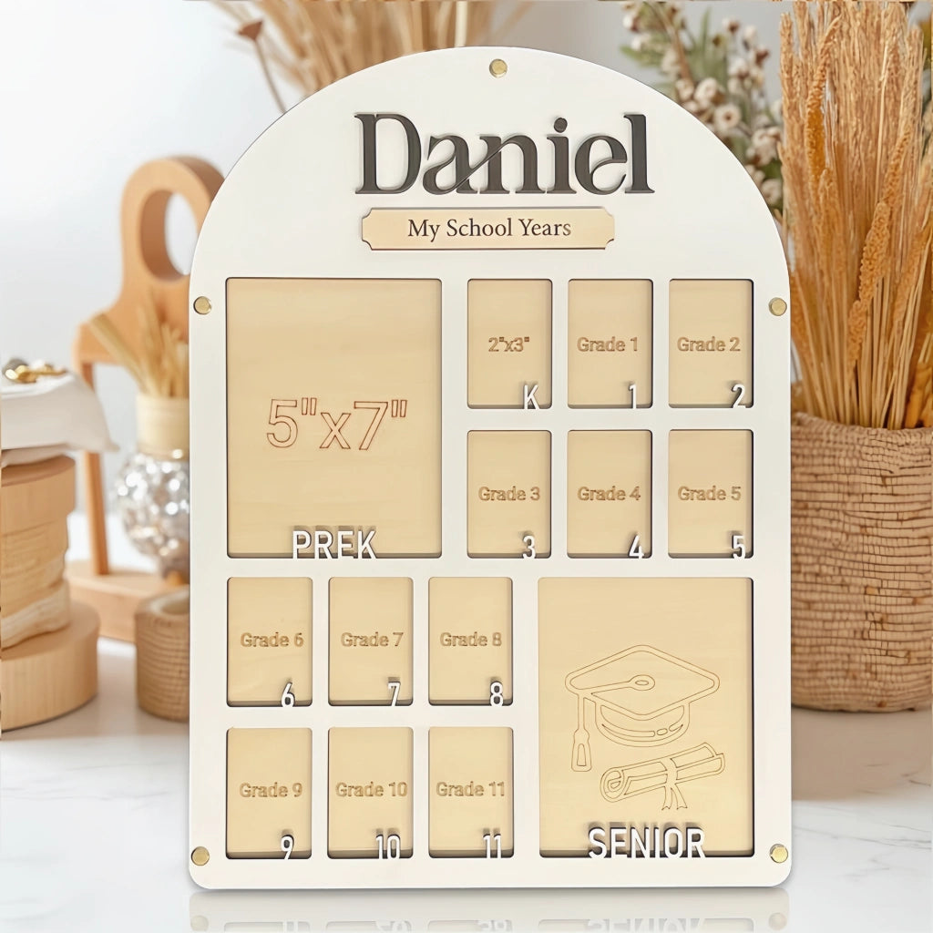 Personalized Prek to Senior Photo Frame