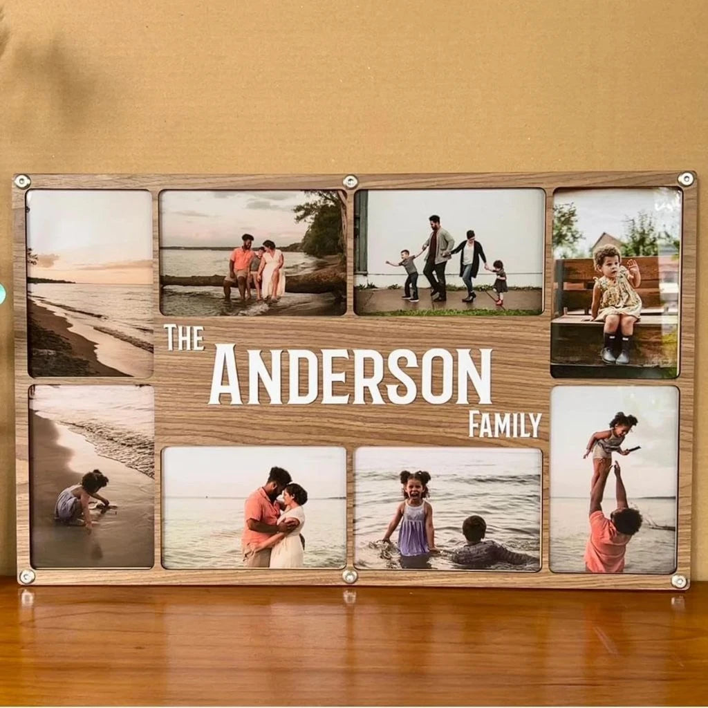 Family Name Collage Frame