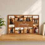 Cadre collage noms de famille