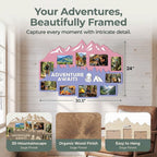 Adventure Awaits Travel Collage Frame