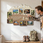 Adventure Awaits Travel Collage Frame