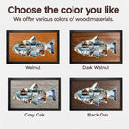 Custom Wood Fishing Photo Collage | Gift for Dad