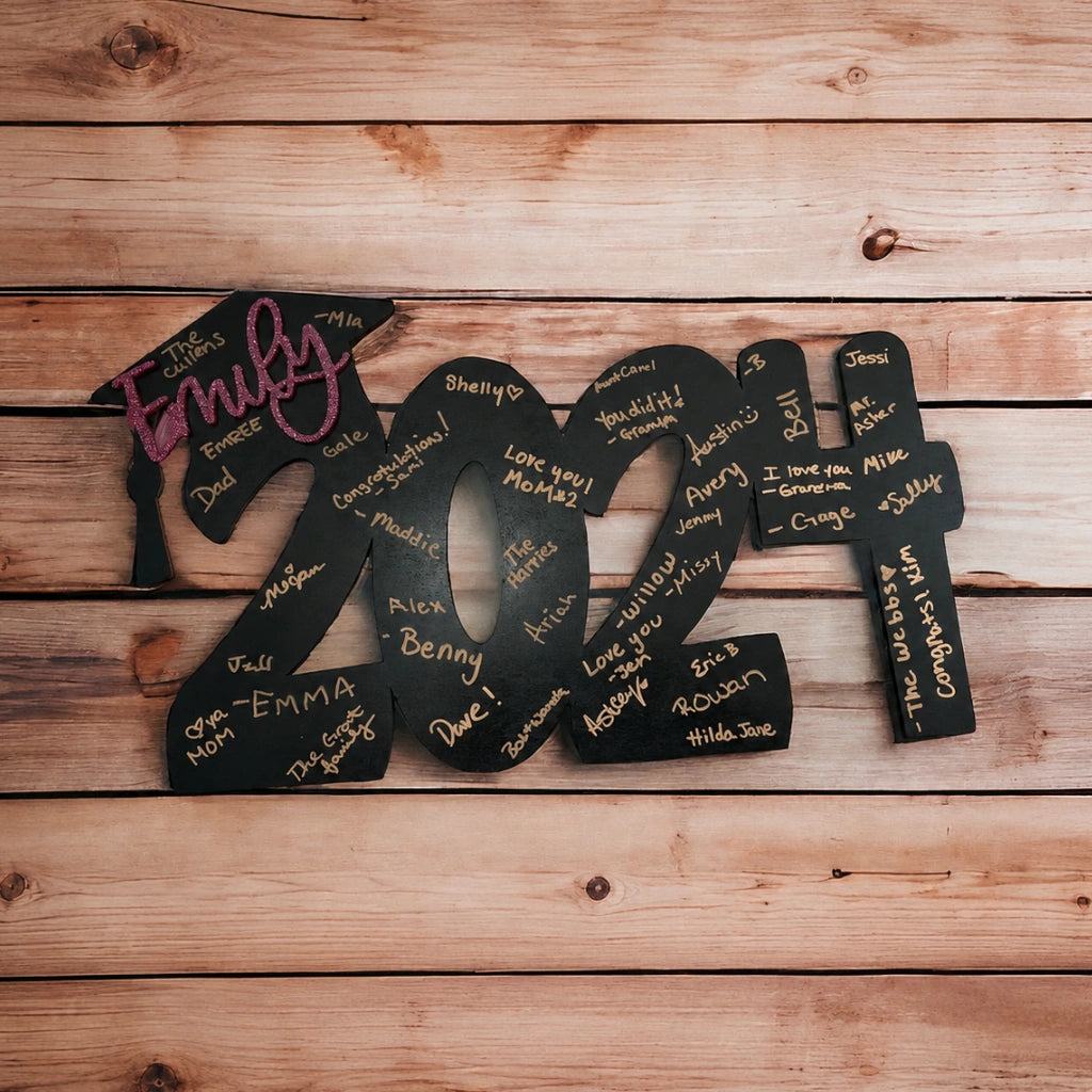 Personalized Graduation Guestbook Alternative