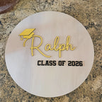 Wood Signature Sign for Graduation Party