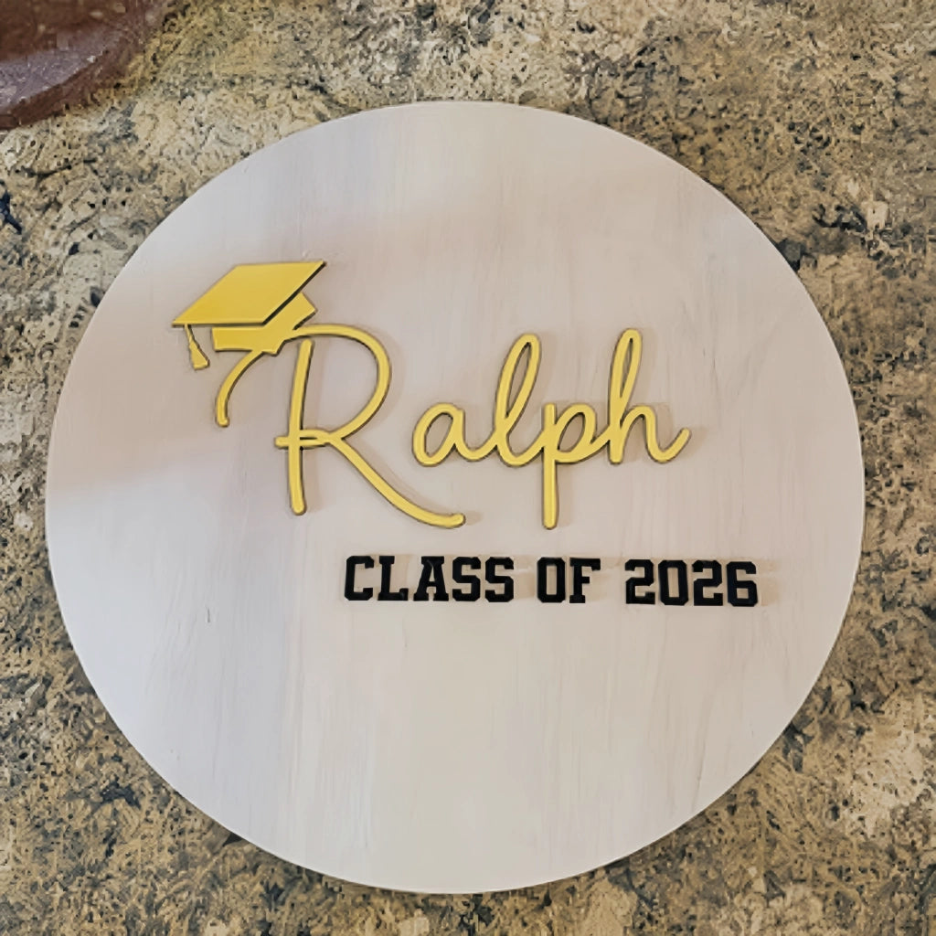 Wood Signature Sign for Graduation Party