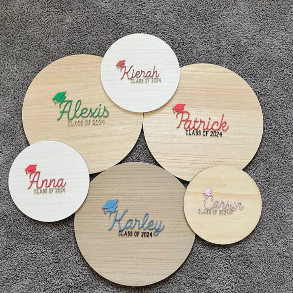 Wood Signature Sign for Graduation Party