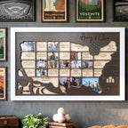 MLB Stadium Tracker Photo Frame