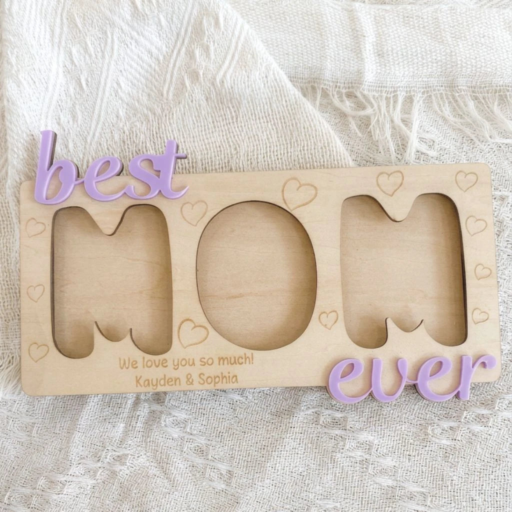 Cadre photo « Meilleure Maman du monde »