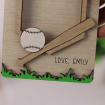 Baseball Dad Fridge Photo Magnet