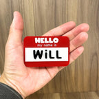 Custom Hello My Name Magnet for School