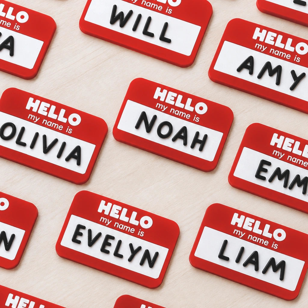 Custom Hello My Name Magnet for School