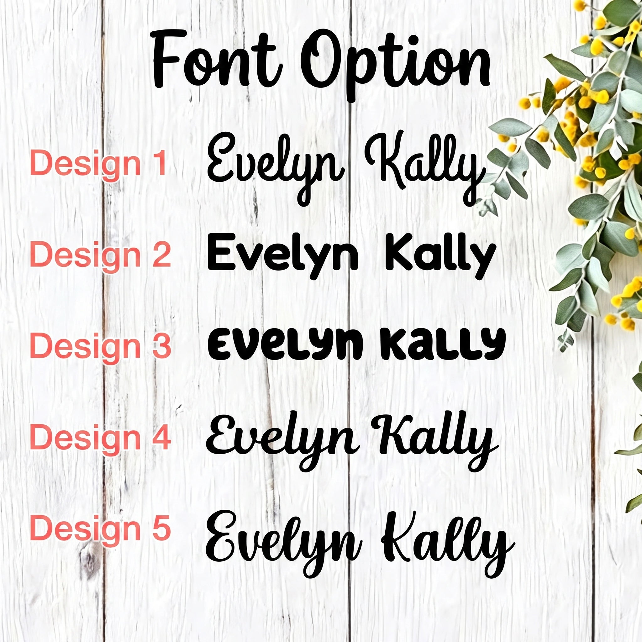 Custom Name Keychain or Magnet | Acrylic Color