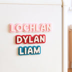 Custom Name Keychain or Magnet | Acrylic Color