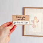 I Love You Dry Erase Magnetic Sign | Reusable Note
