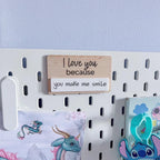 I Love You Dry Erase Magnetic Sign | Reusable Note