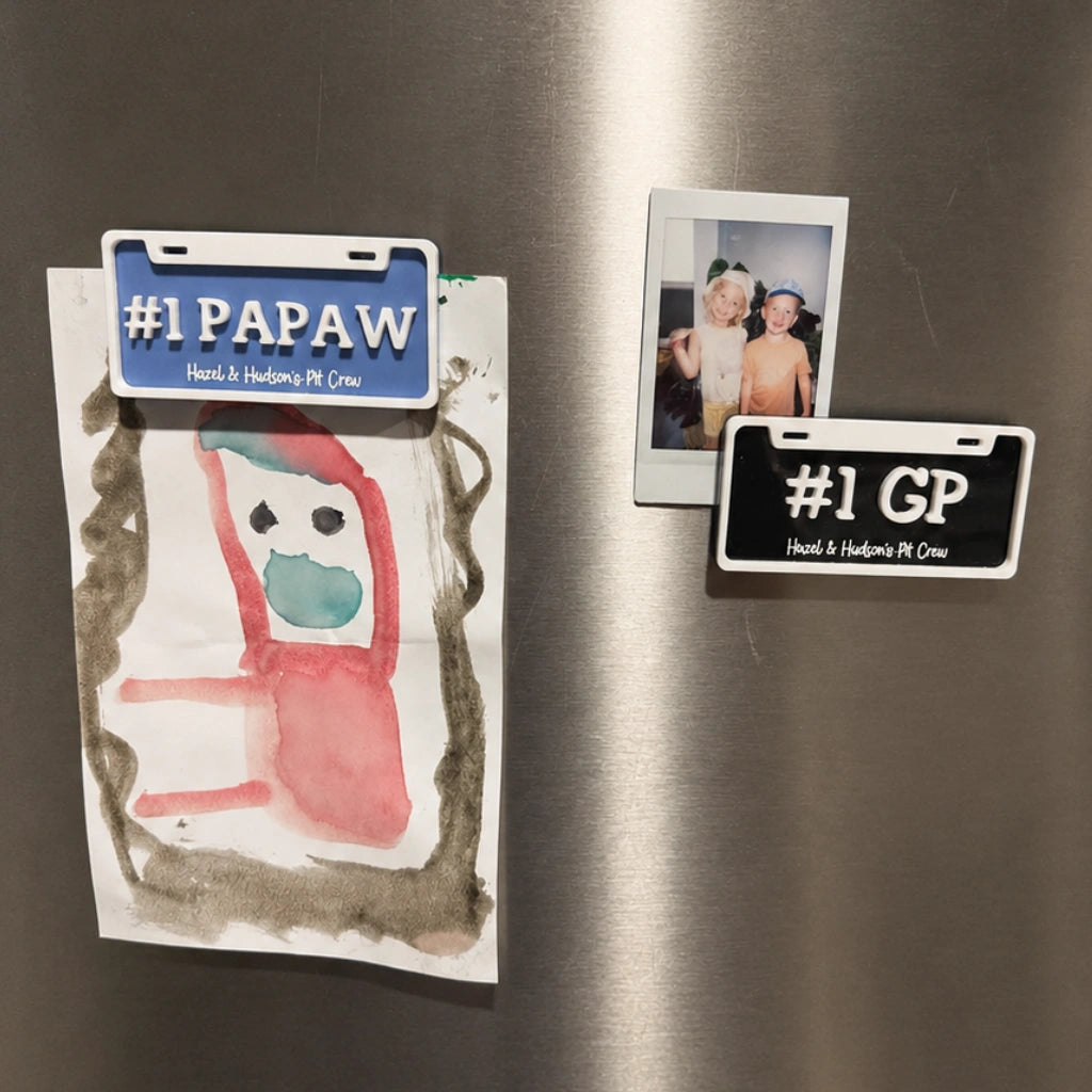 Personalized Dad Magnet with Kids Name