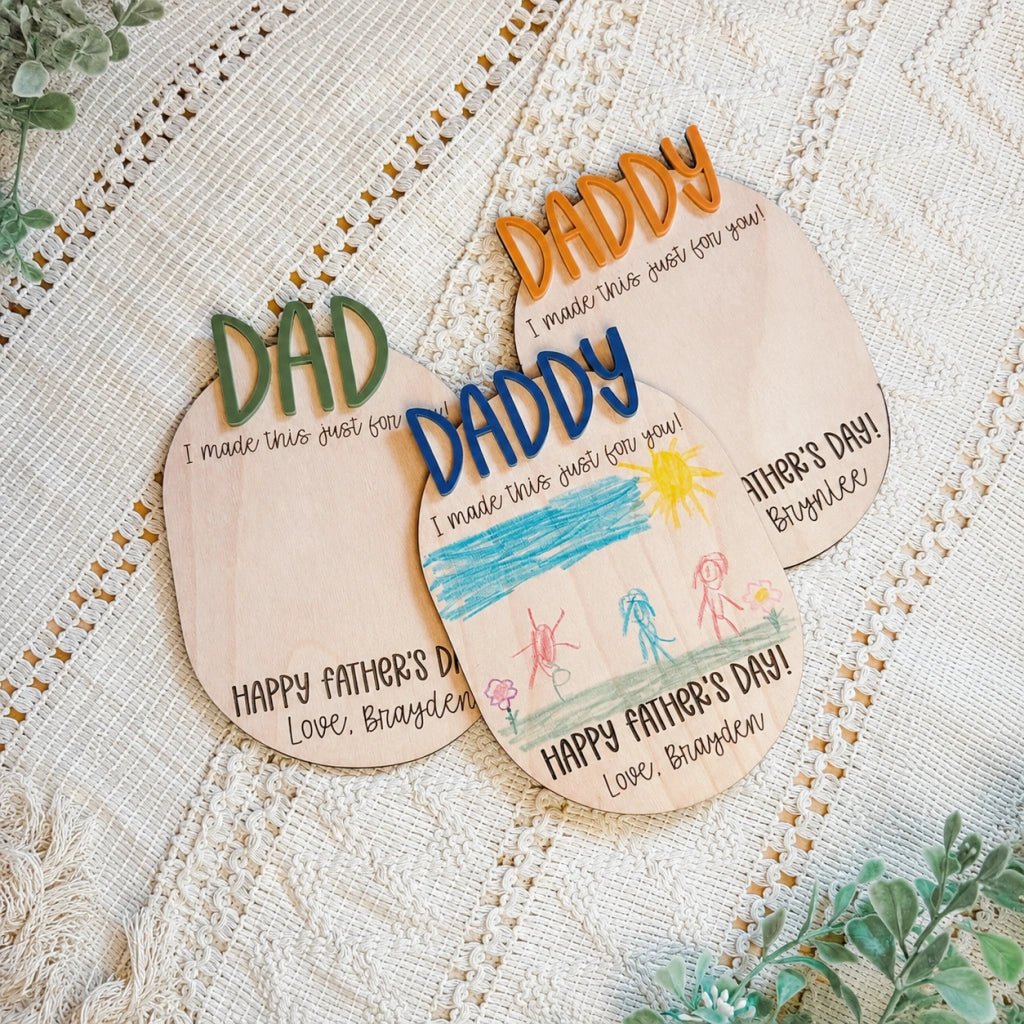 DIY Father's Day Fridge Magnet