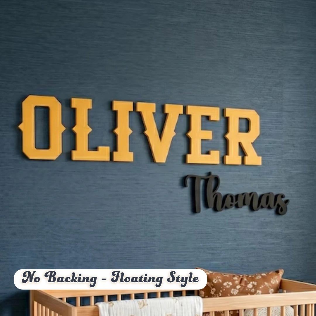 Custom Wood Name Sign for Nursery
