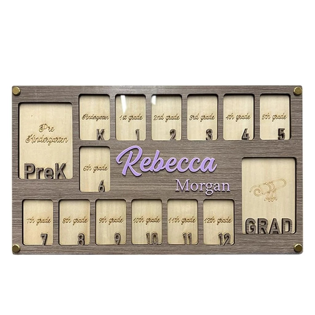 School Years Photo Frame PreK & K to Senior