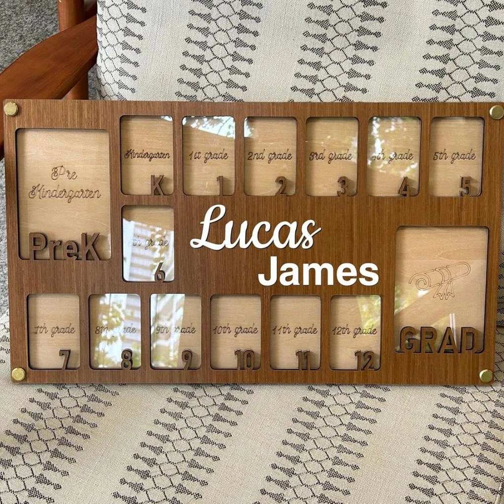 School Years Photo Frame PreK & K to Senior