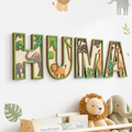 Safari Wooden Name Letters | Nursery Wall Decor