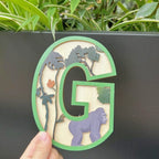 Safari Wooden Name Letters | Nursery Wall Decor