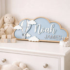 Hot Air Balloon & Cloud Nursery Sign