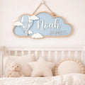 Hot Air Balloon & Cloud Nursery Sign