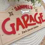 Garage Playroom Name Sign | Custom Boys Sign