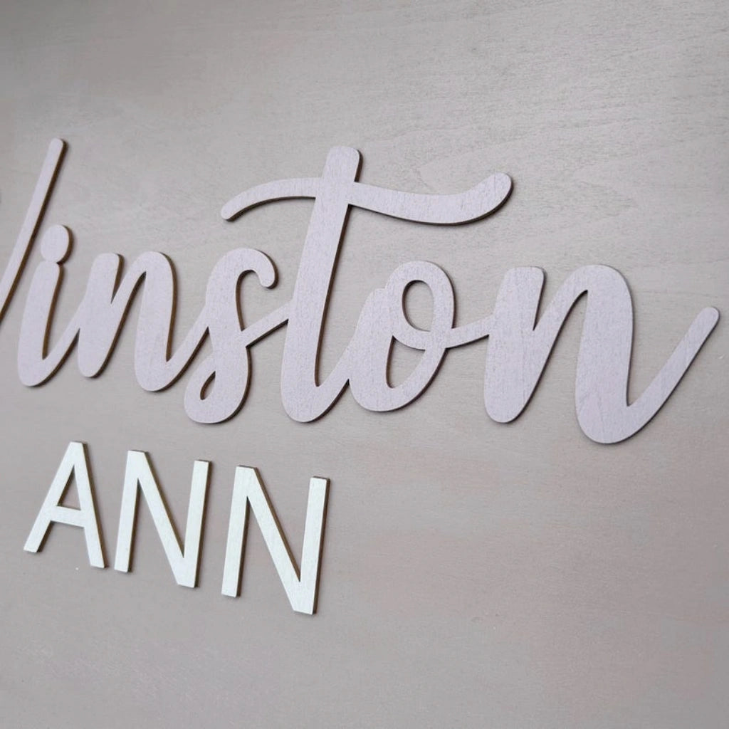 Custom Boho Wooden Name Sign