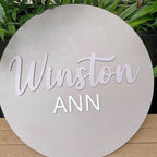 Custom Boho Wooden Name Sign