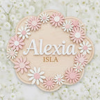 Wooden Daisy Nursery Name Plaque