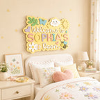 Sunshine Welcome Bedroom Door Sign