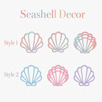 Mermaid Themed Initial Name Sign | Nautical Decor