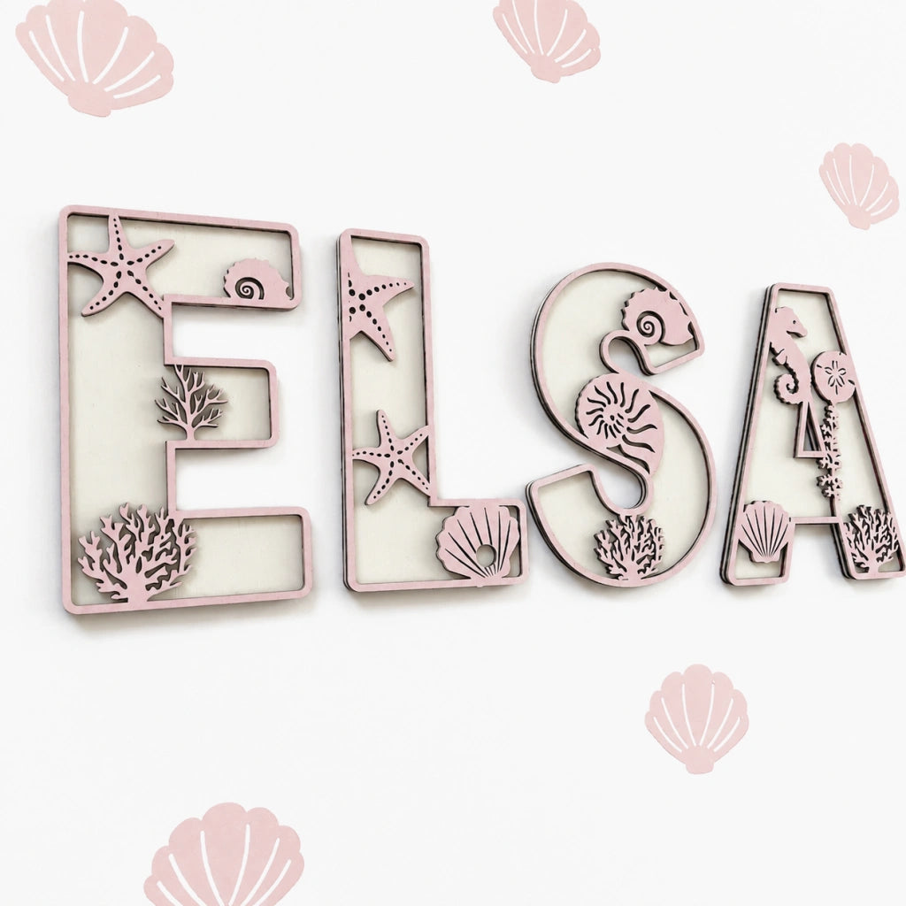 Under The Sea Name Letter Sign