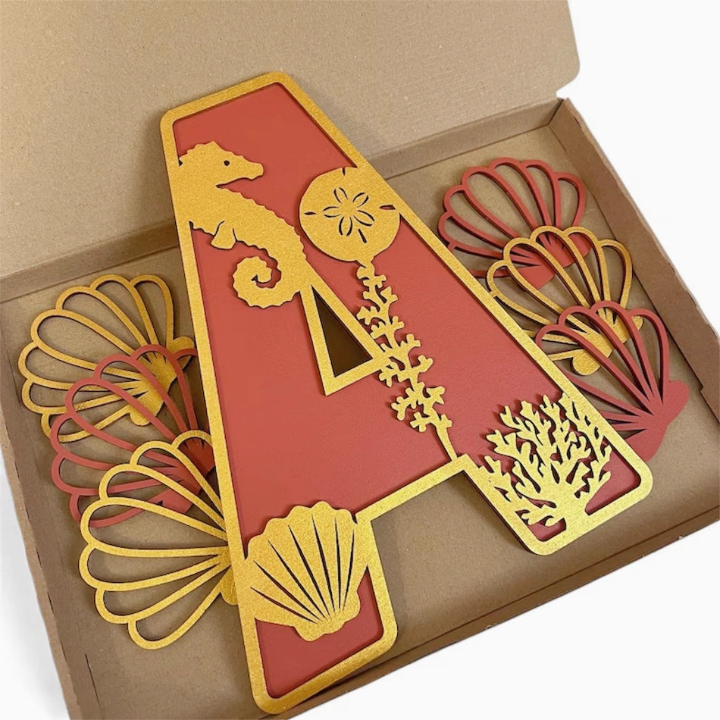 Under The Sea Name Letter Sign