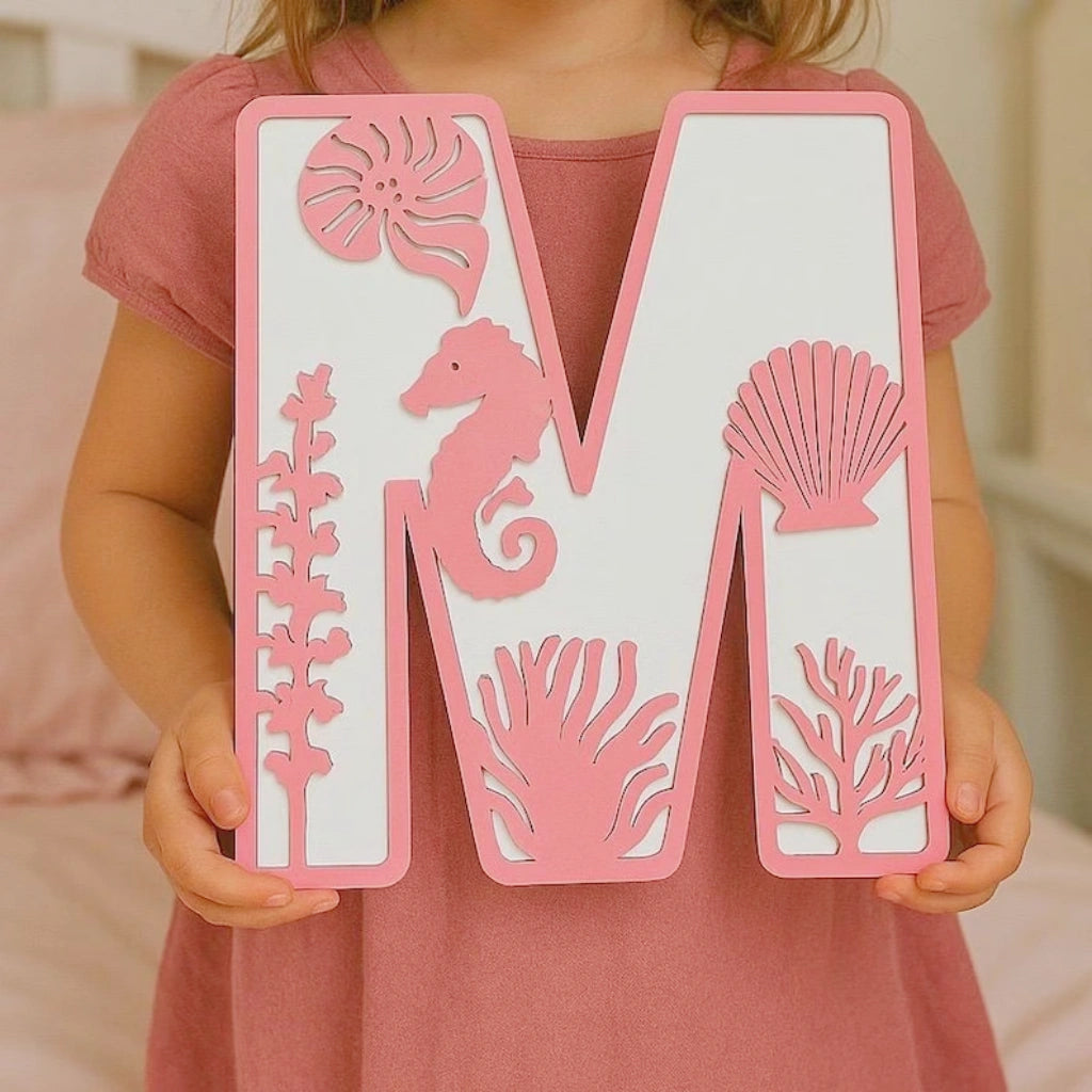 Under The Sea Name Letter Sign