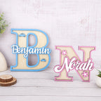Initial Nursery Door Sign