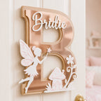 Personalized Fairy Initial Acrylic Sign