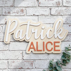 Custom Wooden Baby Name Sign